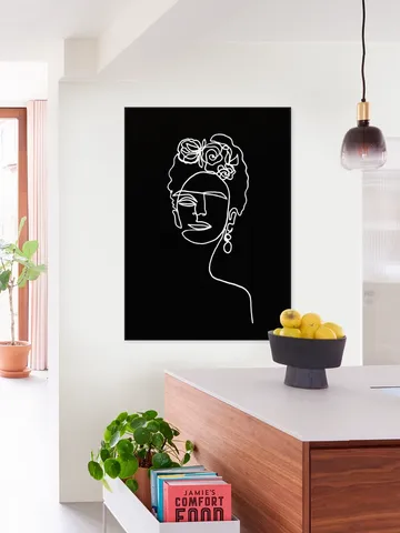 Frida Kahlo black & white