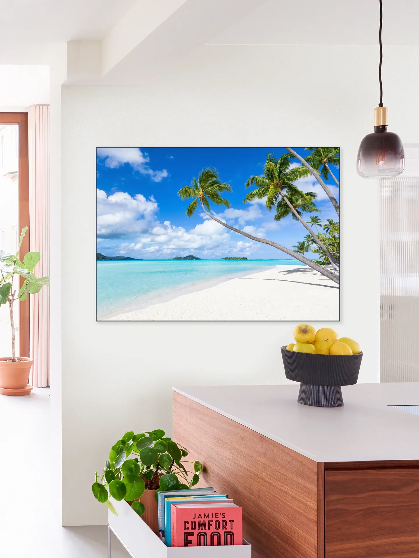 Tropical beach on Bora Bora, French Polynesia
