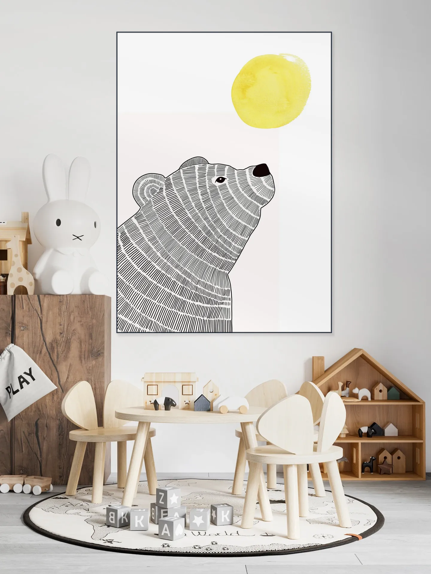 Bear with Sun