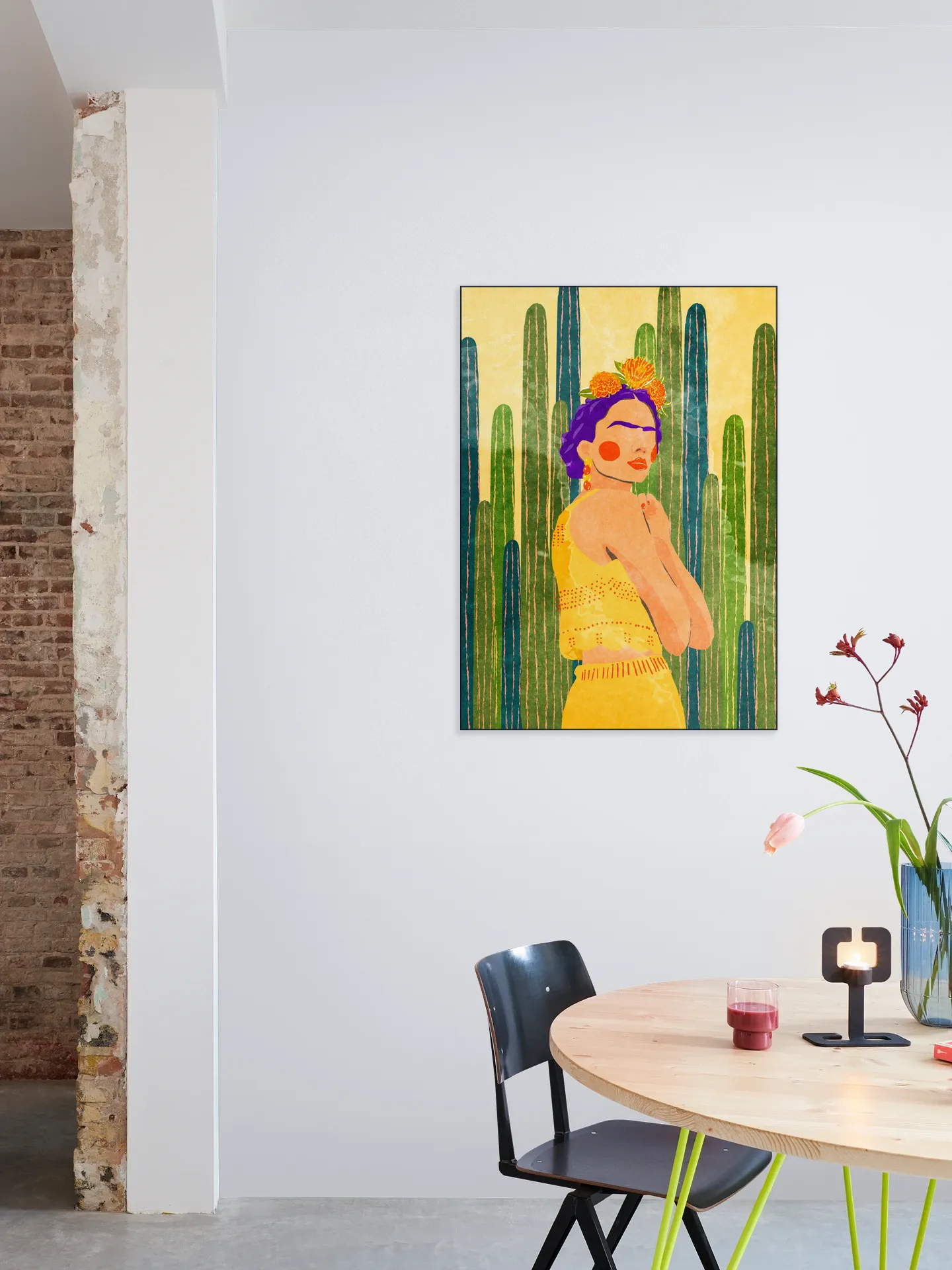Frida and Cacti