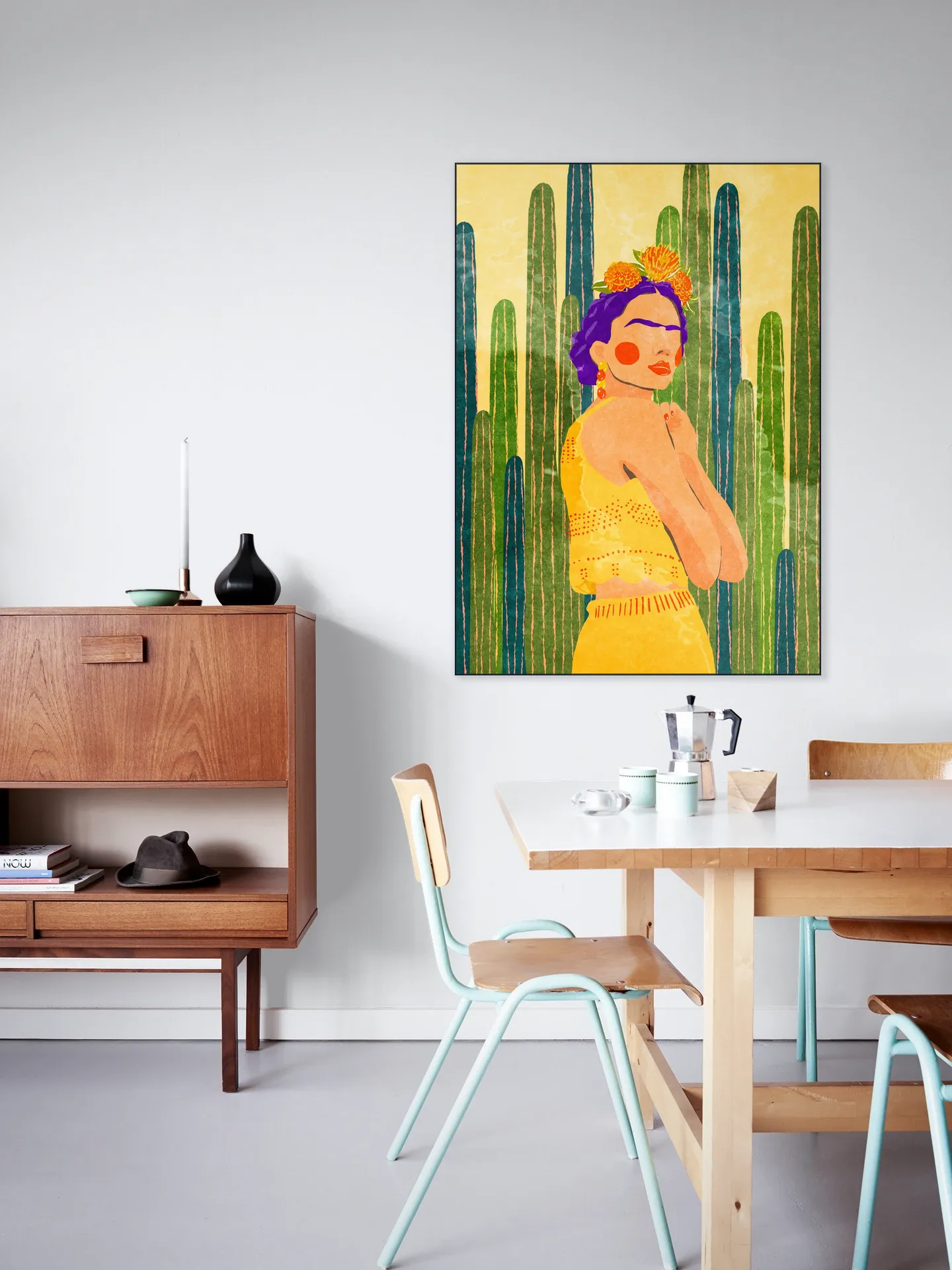 Frida and Cacti