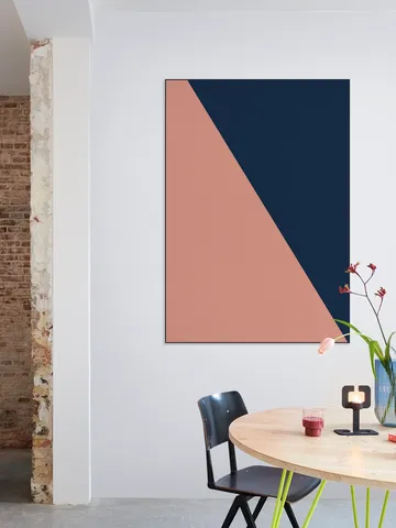 Color blocking - Pink Blue