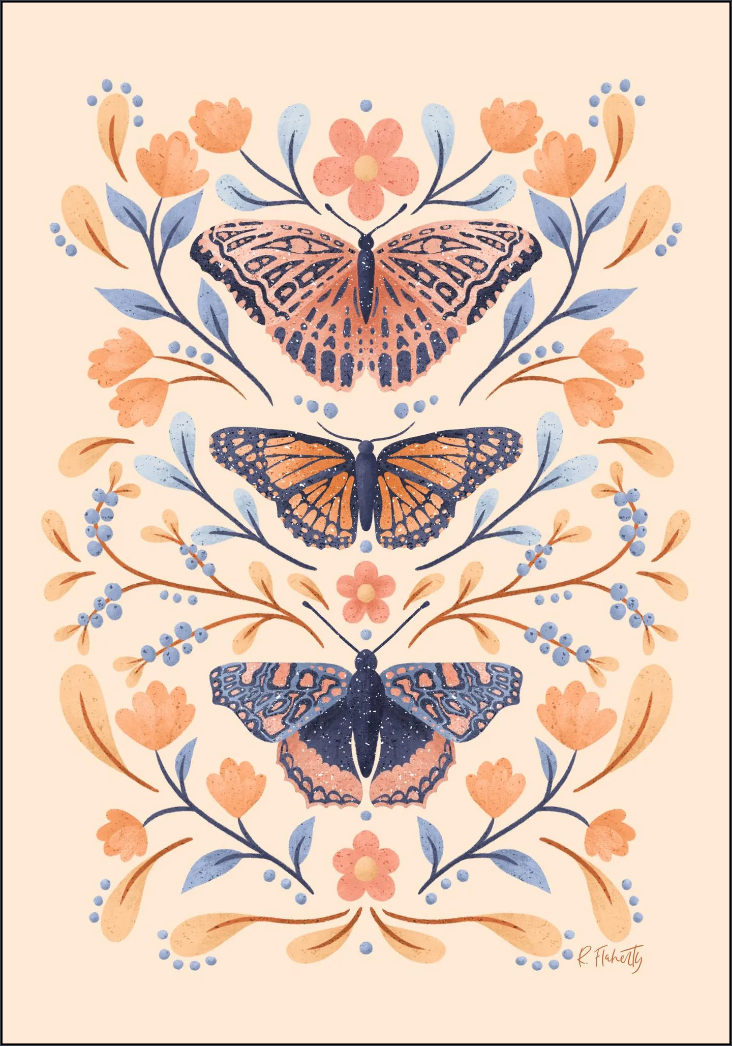 Floral Butterflies