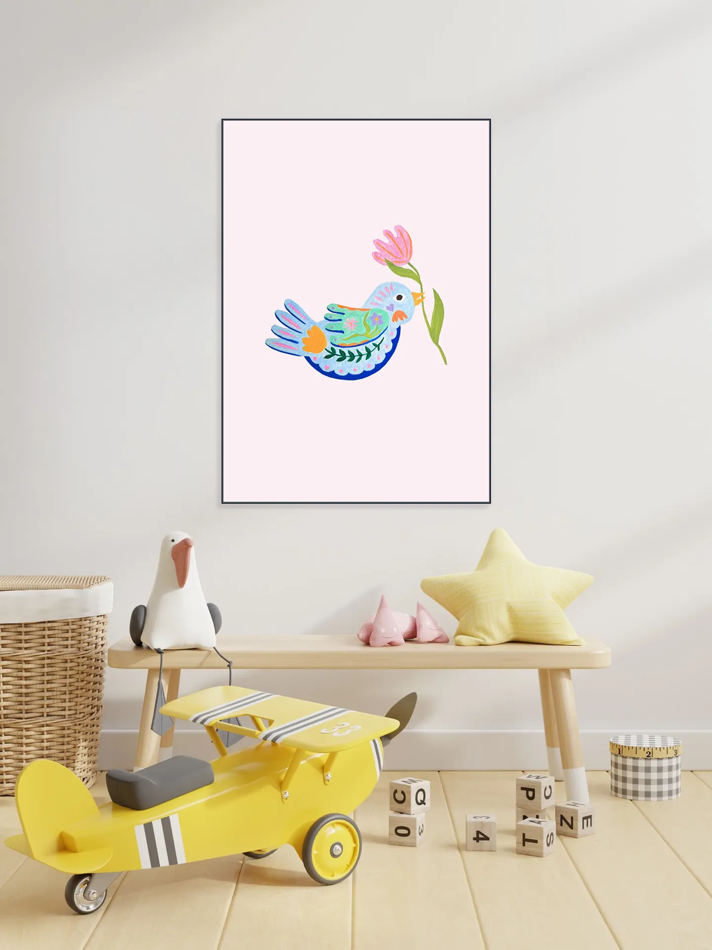 Floral Fantasy Bird
