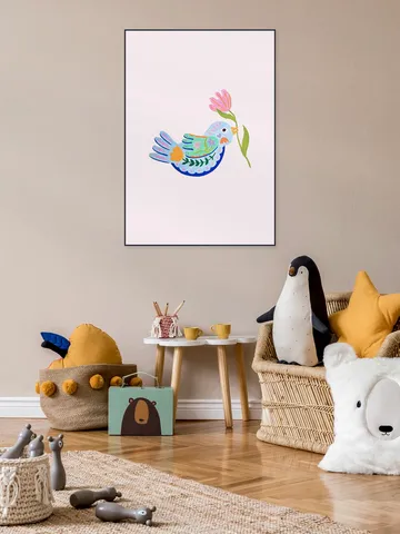 Floral Fantasy Bird
