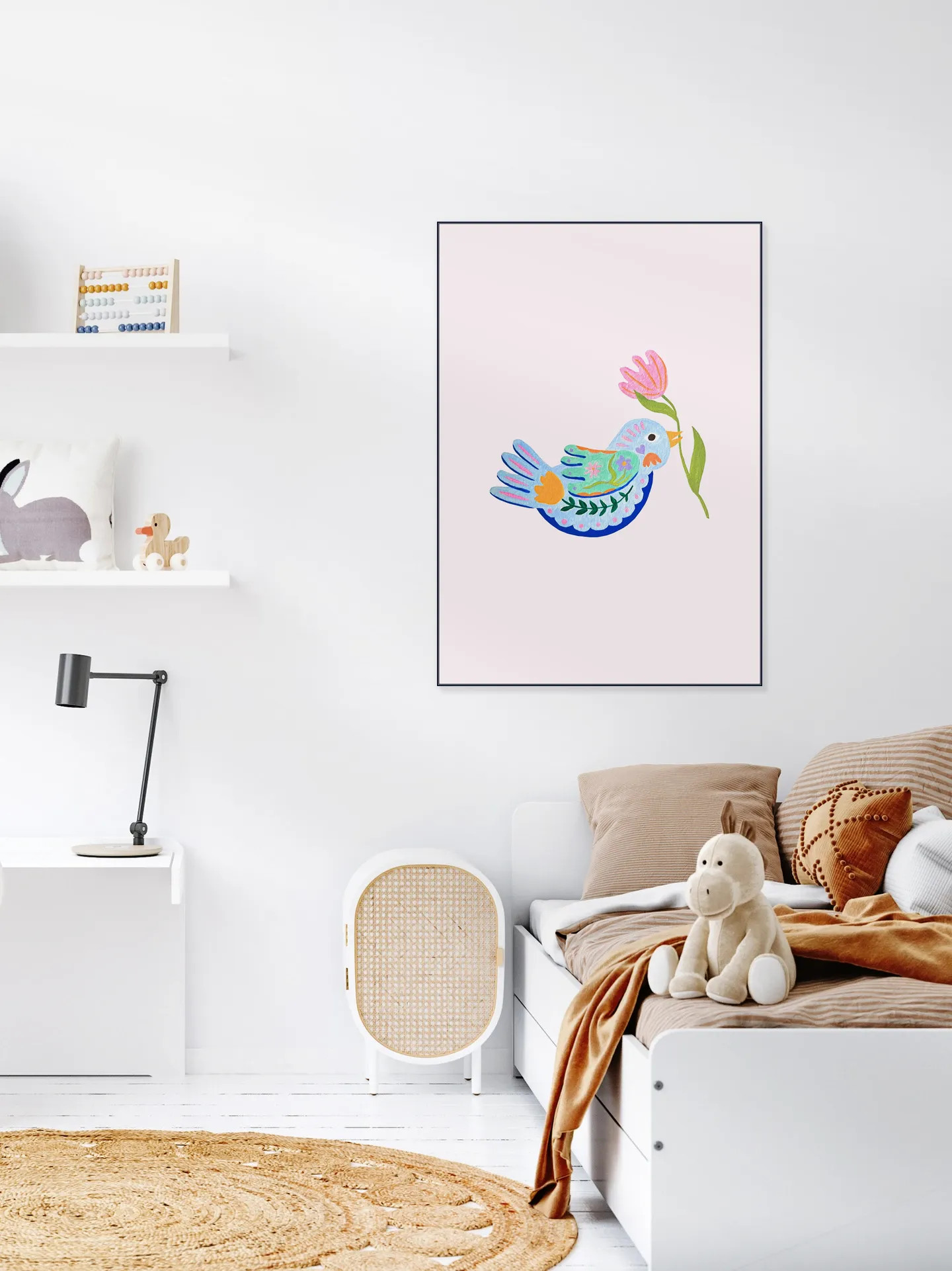 Floral Fantasy Bird