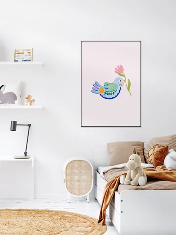 Floral Fantasy Bird