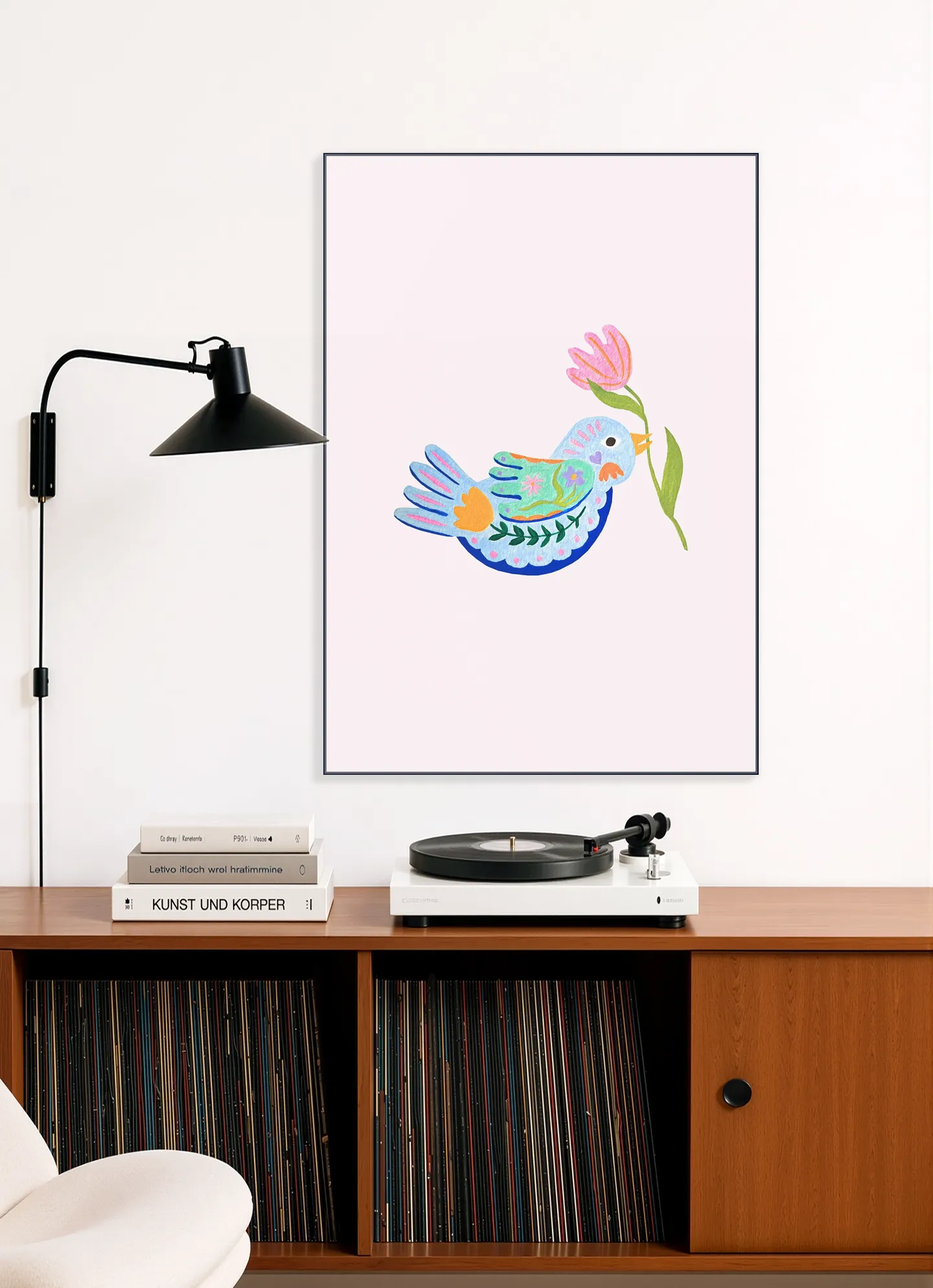 Floral Fantasy Bird