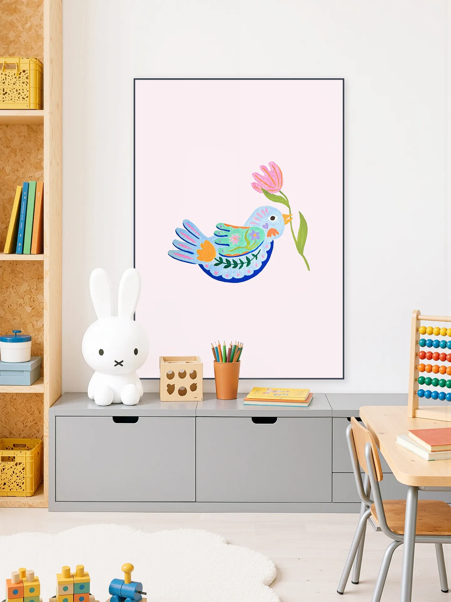 Floral Fantasy Bird