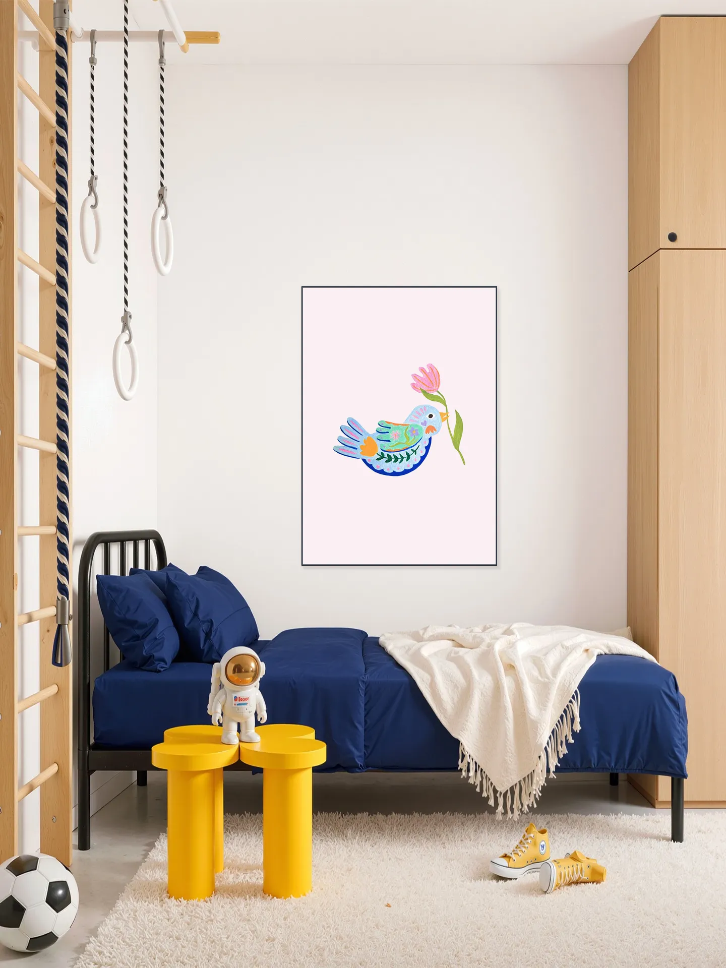 Floral Fantasy Bird