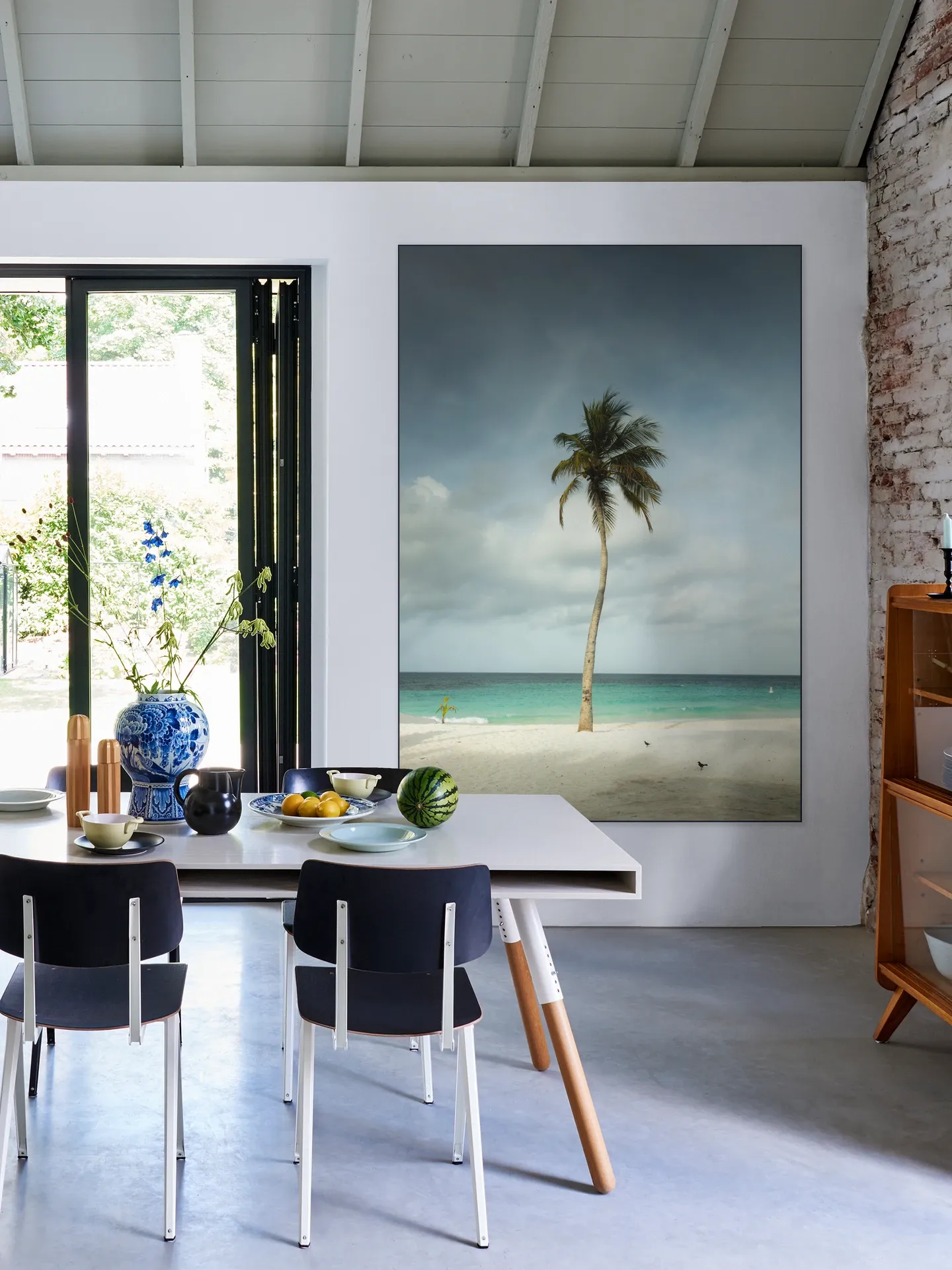 Whispering Palm Above The Caribbean Silence
