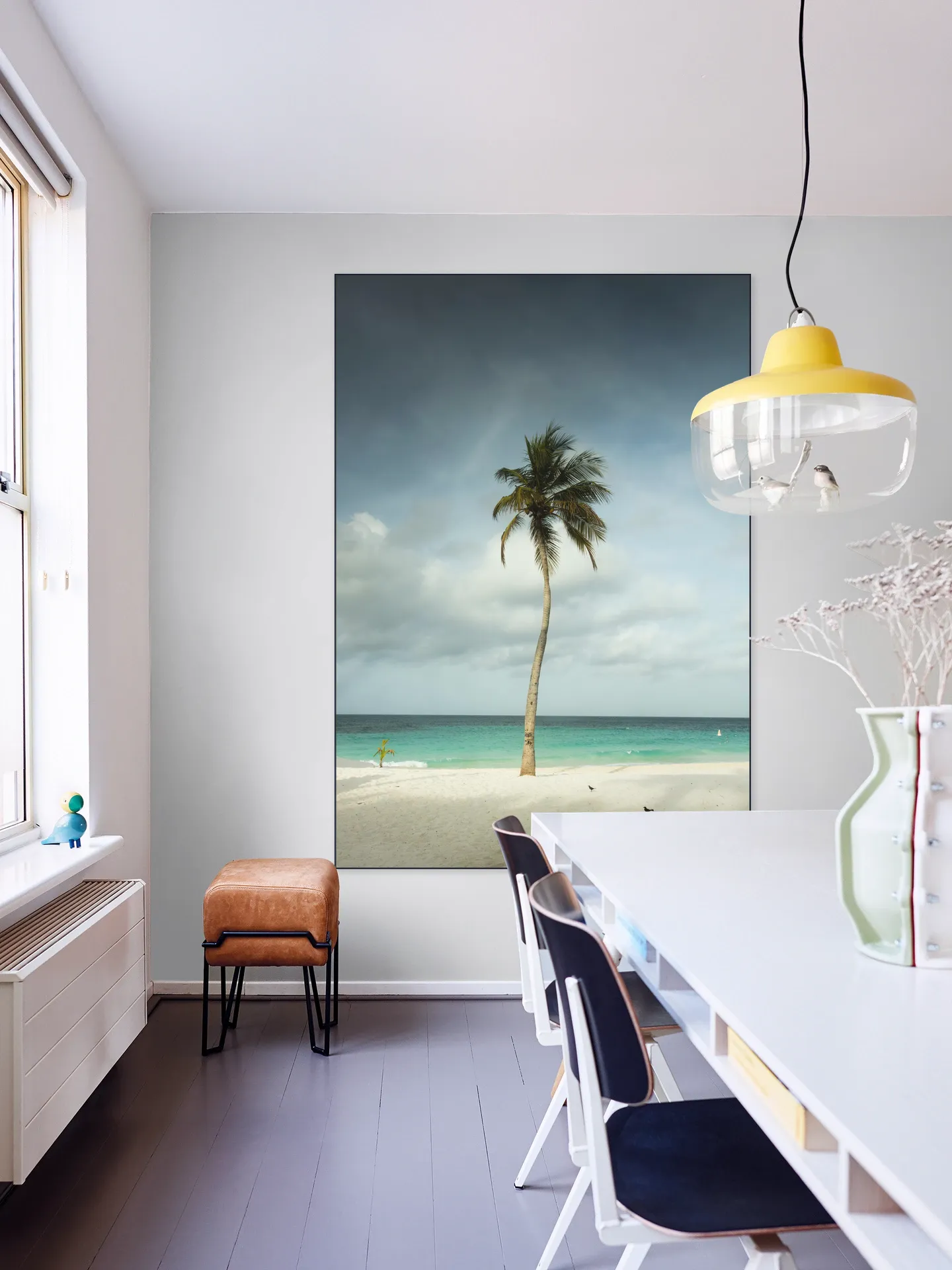 Whispering Palm Above The Caribbean Silence