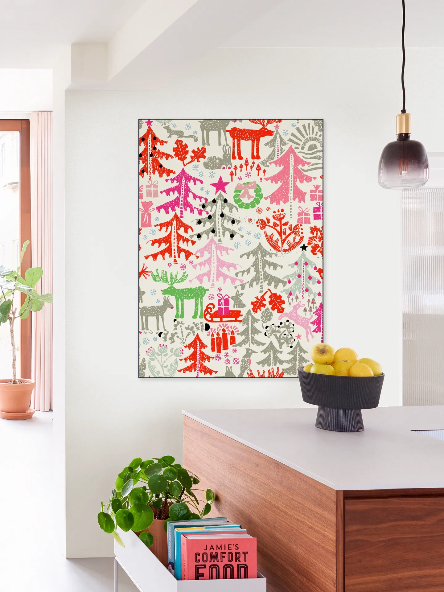 X-Mas Winter Forest Pattern