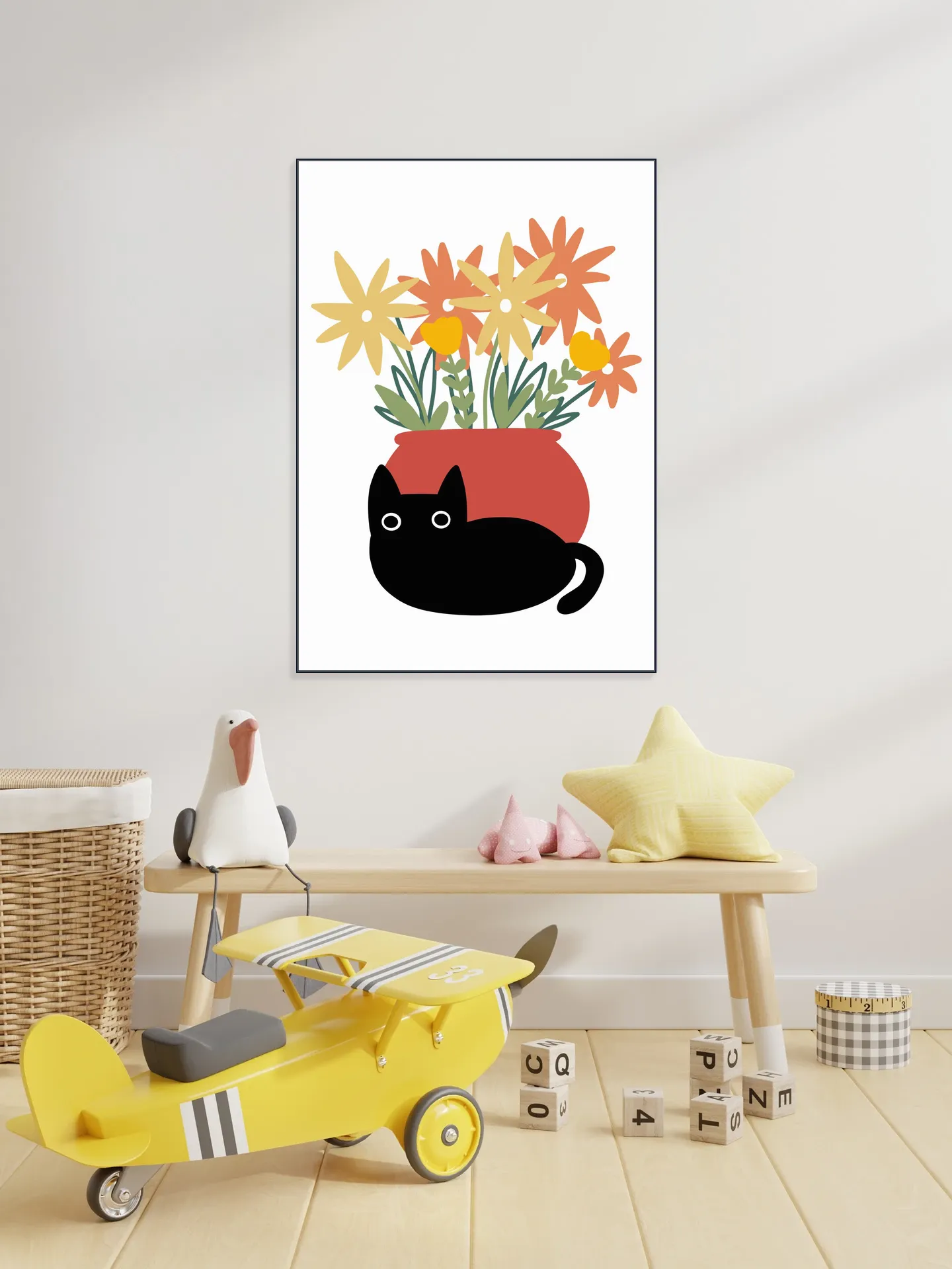 Vase with Cat
