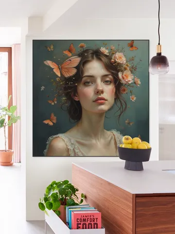 Crowned in Roses and Wings