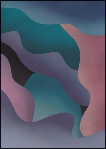 Purple Fluid Abstract