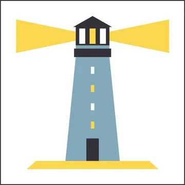 The Lighthouse - blue