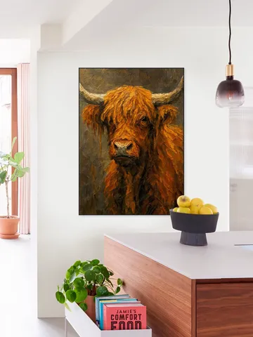 Red-brown Scottish Highlander