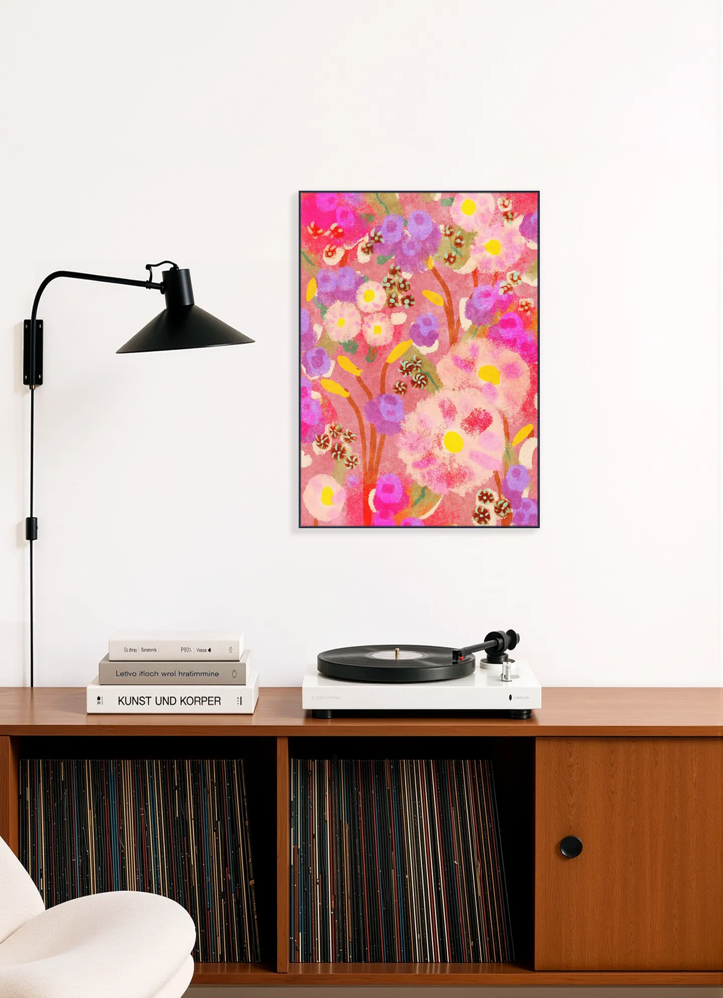 Puffy Abstract Flower Garden