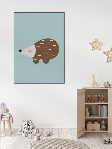 Happy Hedgehog Blue