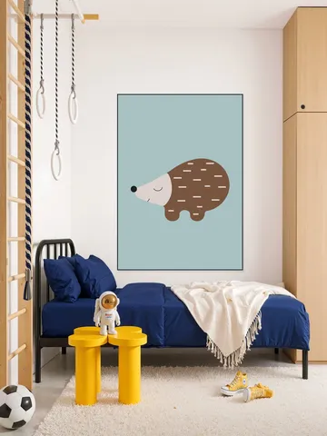 Happy Hedgehog Blue