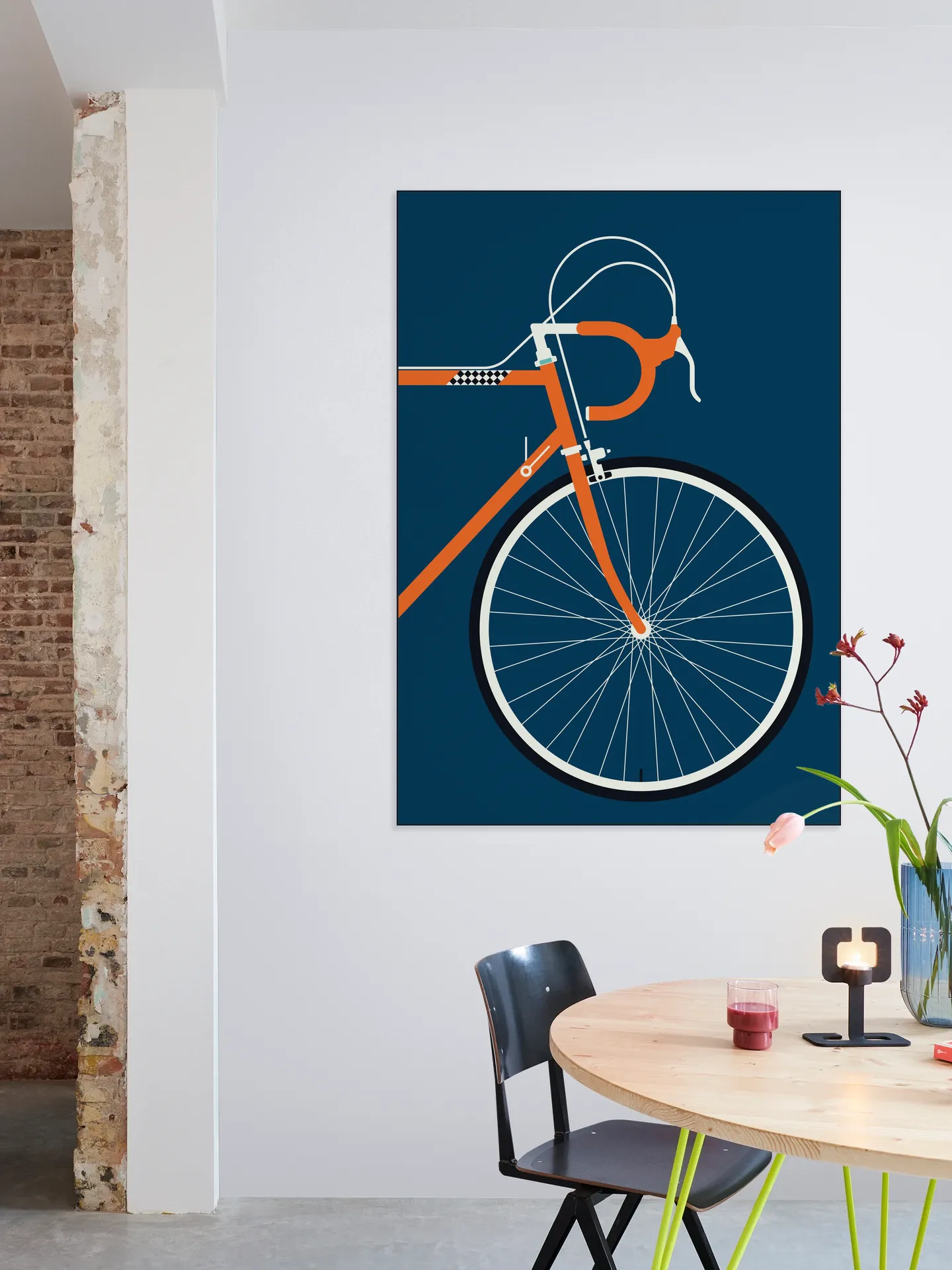 Racing Bike Orange Front