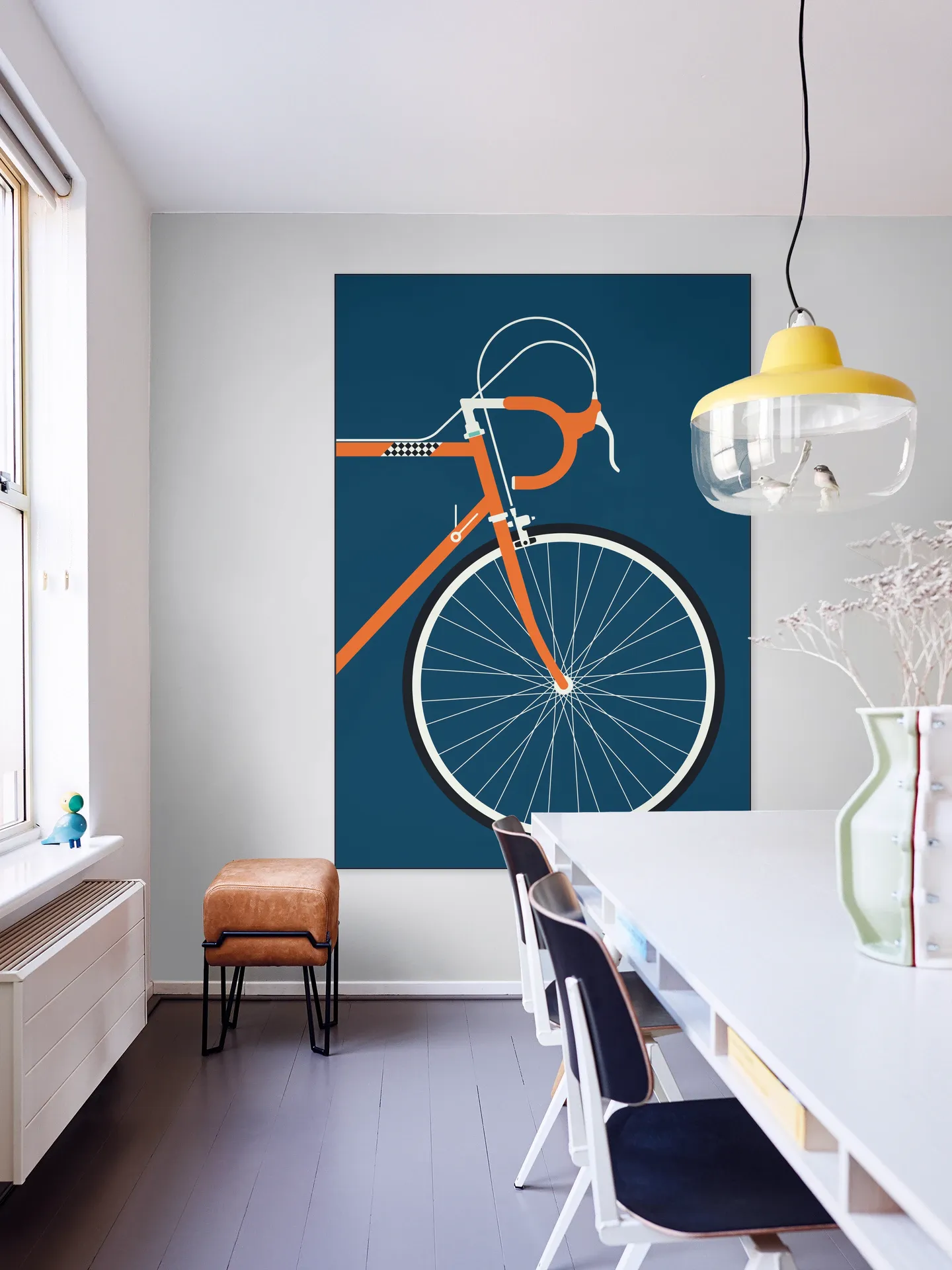 Racing Bike Orange Front