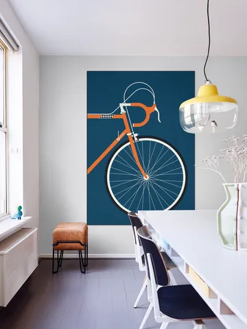 Racing Bike Orange Front