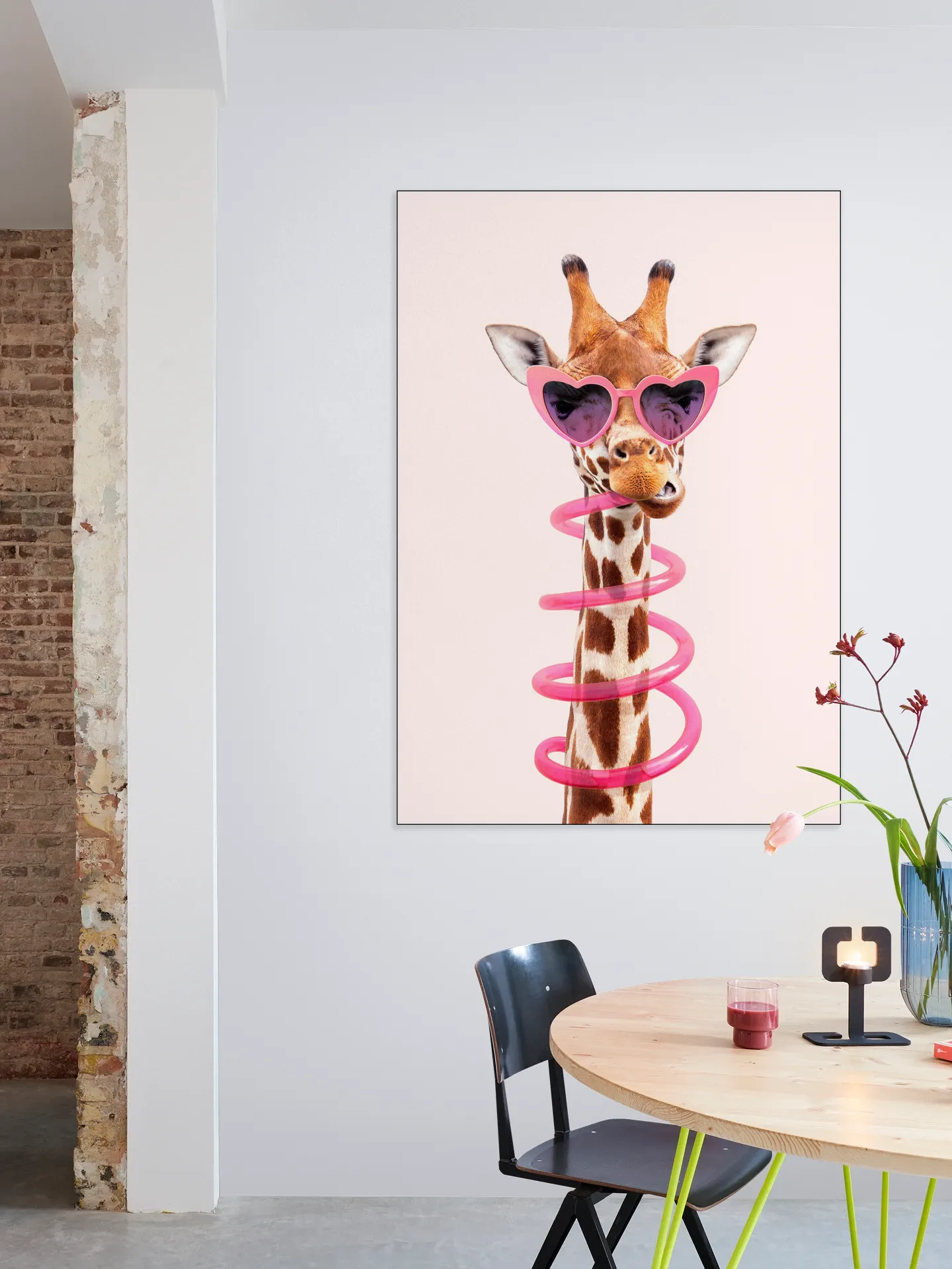 Thirsty Giraffe