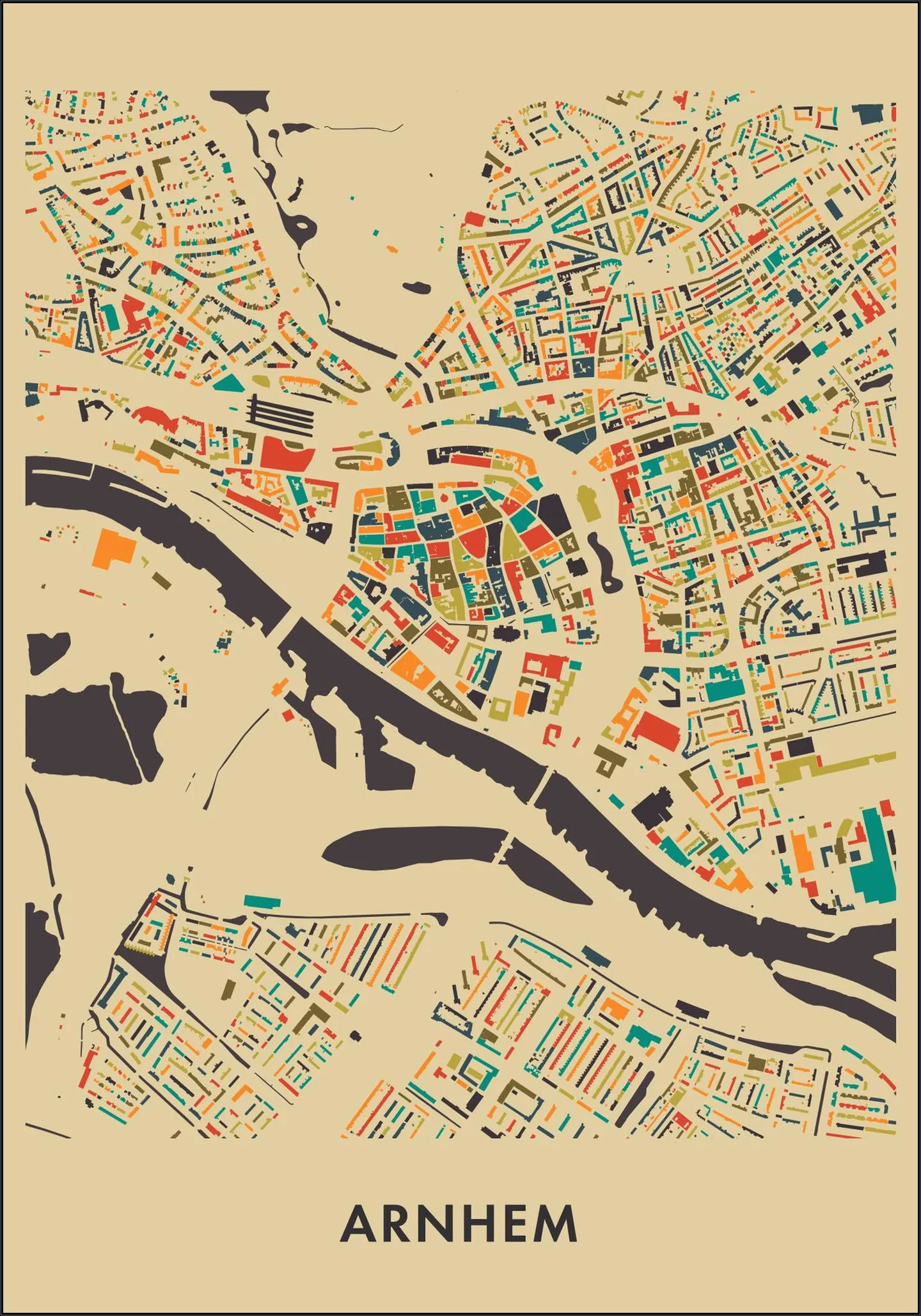 Arnhem Mosaic Map