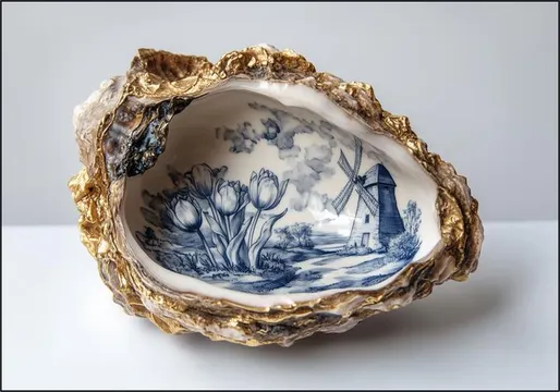 Delft Blue Oyster 2