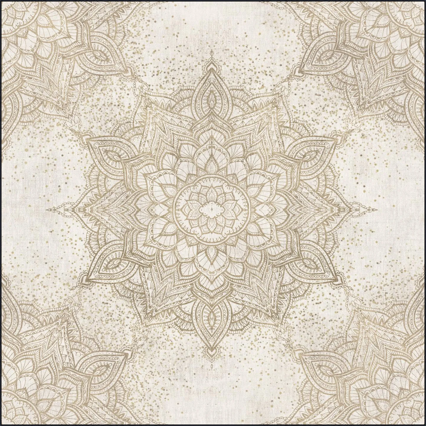 Golden Boho Mandala