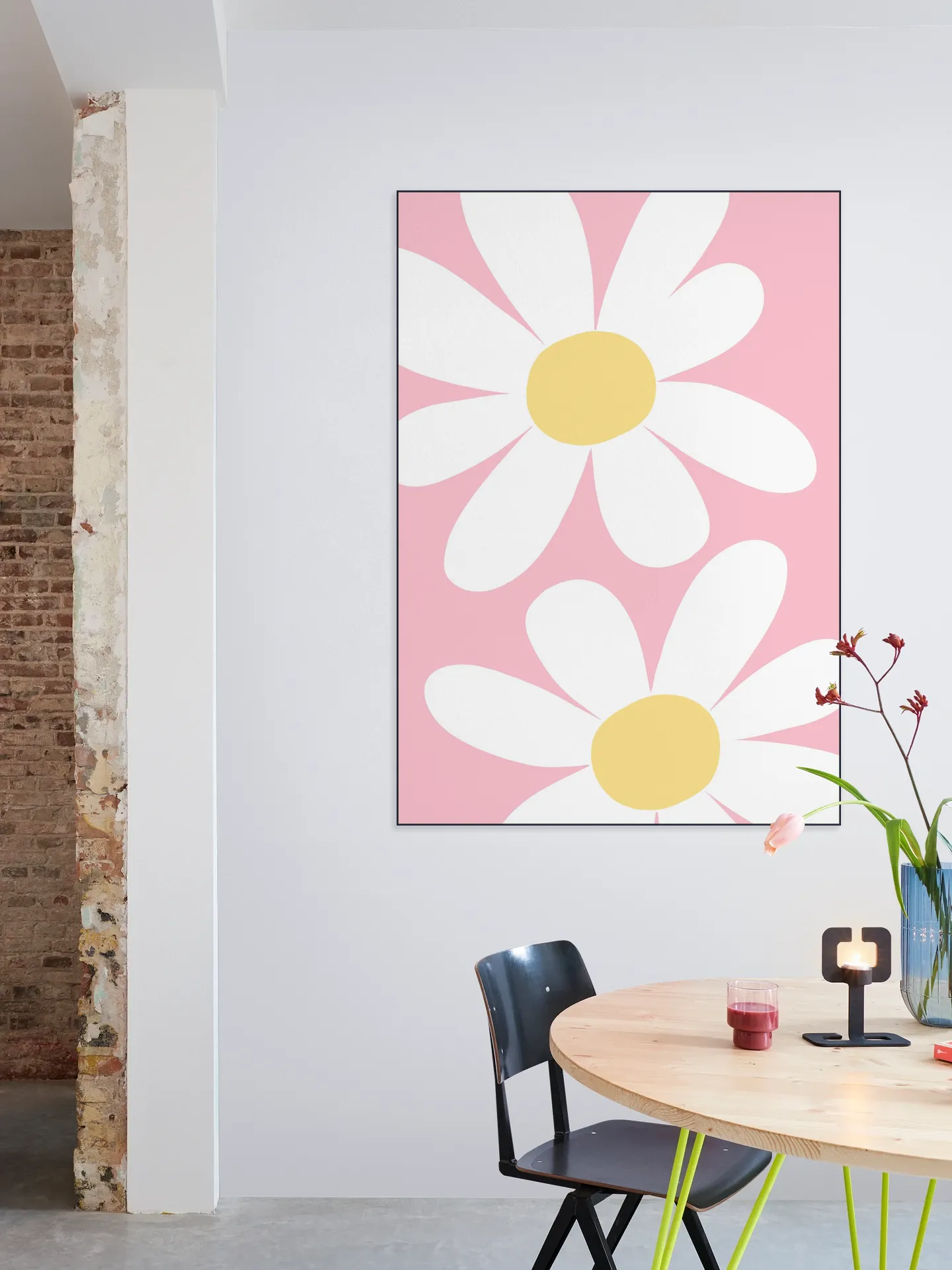 Flowers on Pink