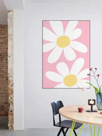 Flowers on Pink