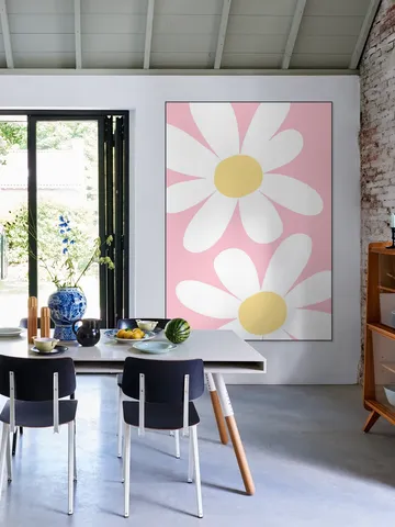 Flowers on Pink