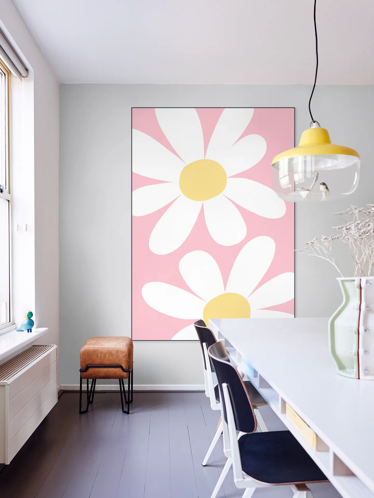 Flowers on Pink
