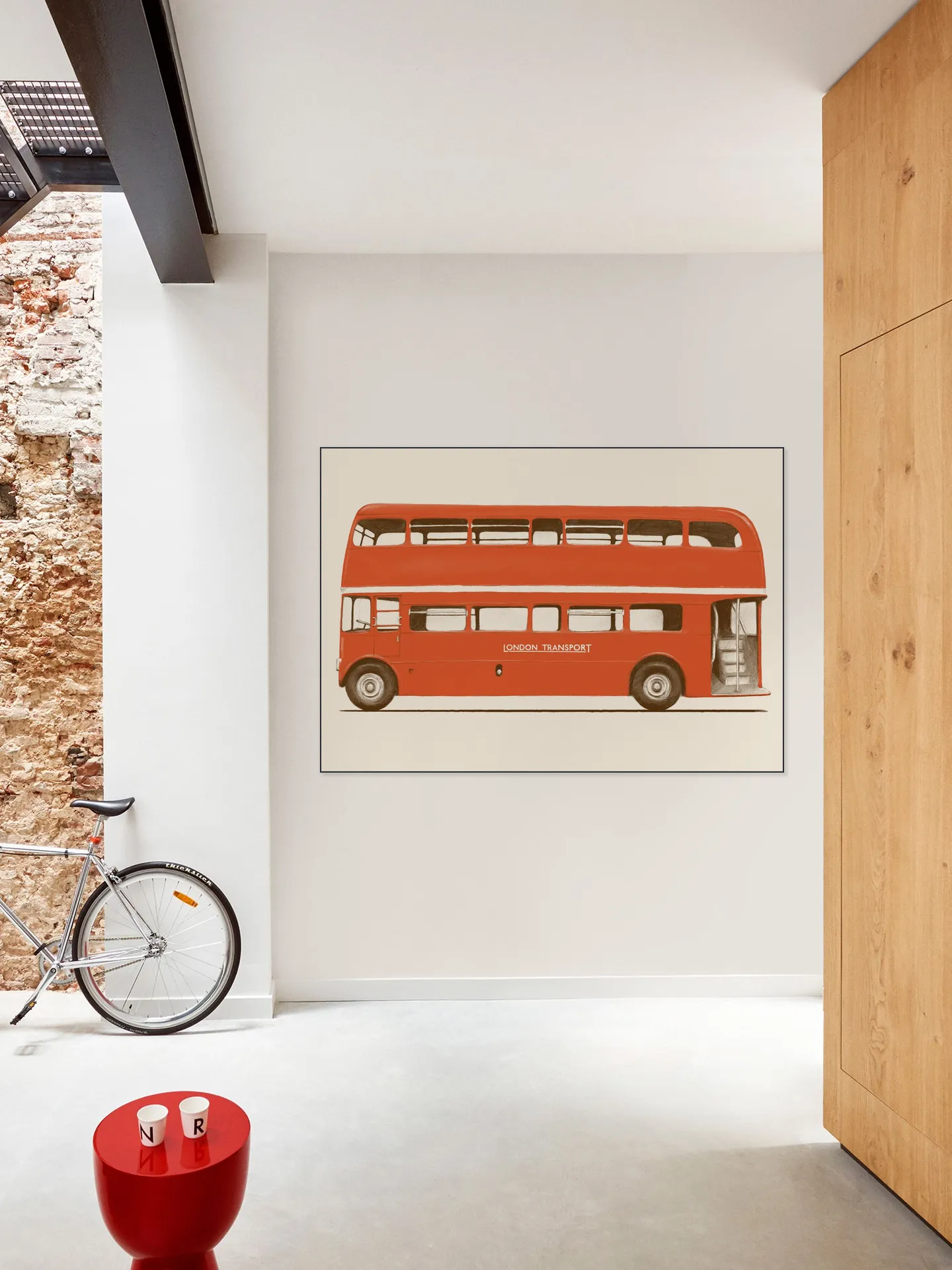 Red English Bus