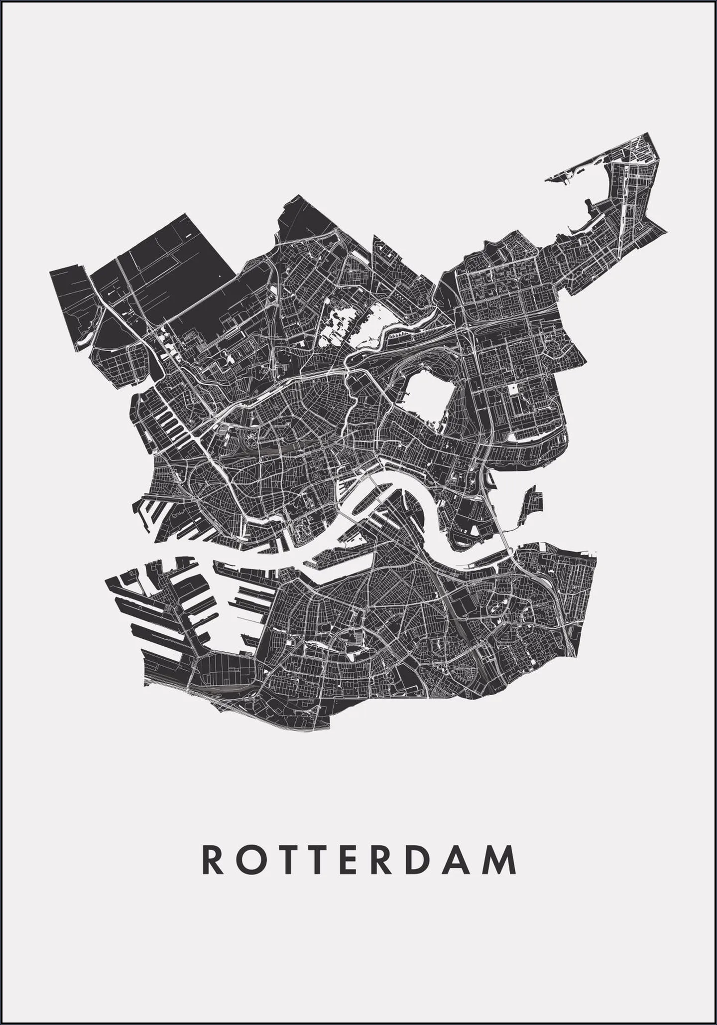 Rotterdam City Map