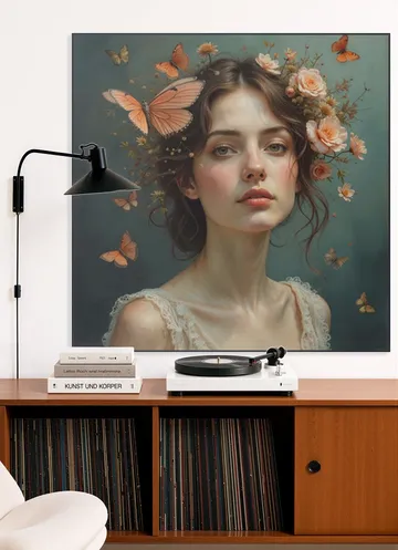 Crowned in Roses and Wings