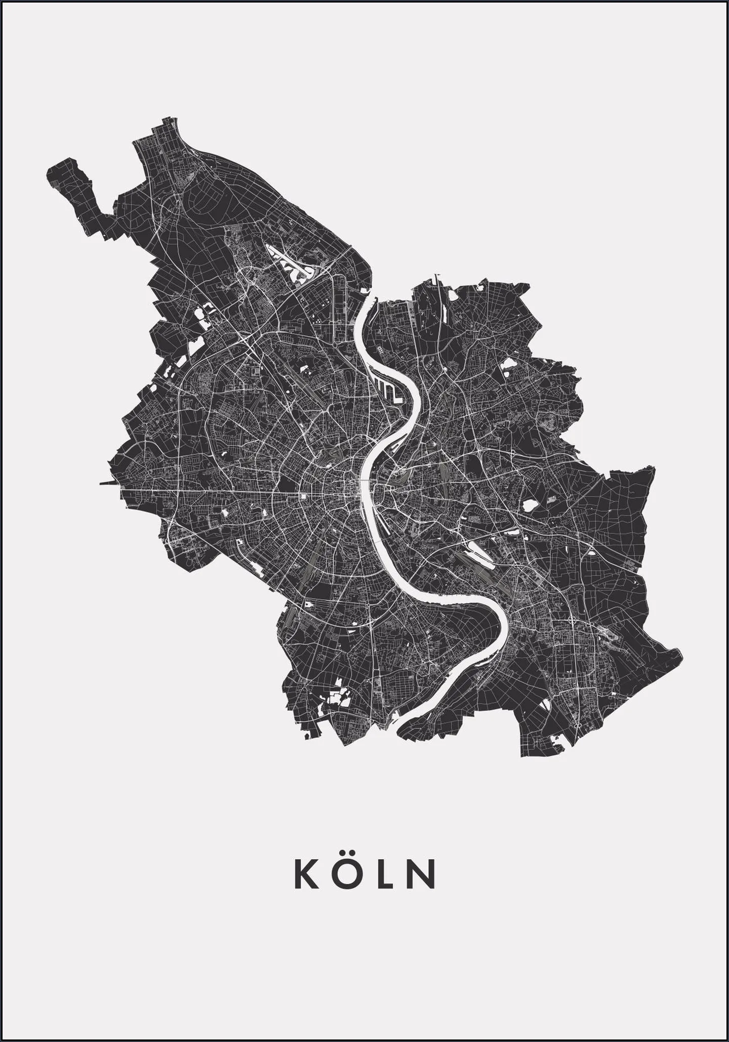 Köln City Map