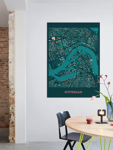 Rotterdam Mozaïek Teal