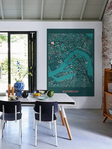 Rotterdam Mozaïek Teal