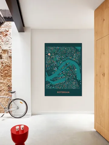 Rotterdam Mozaïek Teal