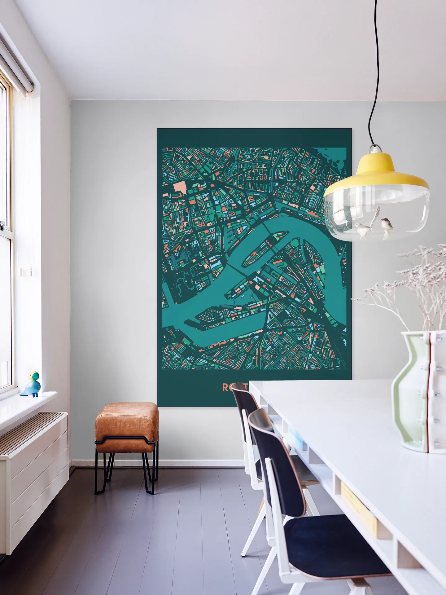 Rotterdam Mozaïek Teal