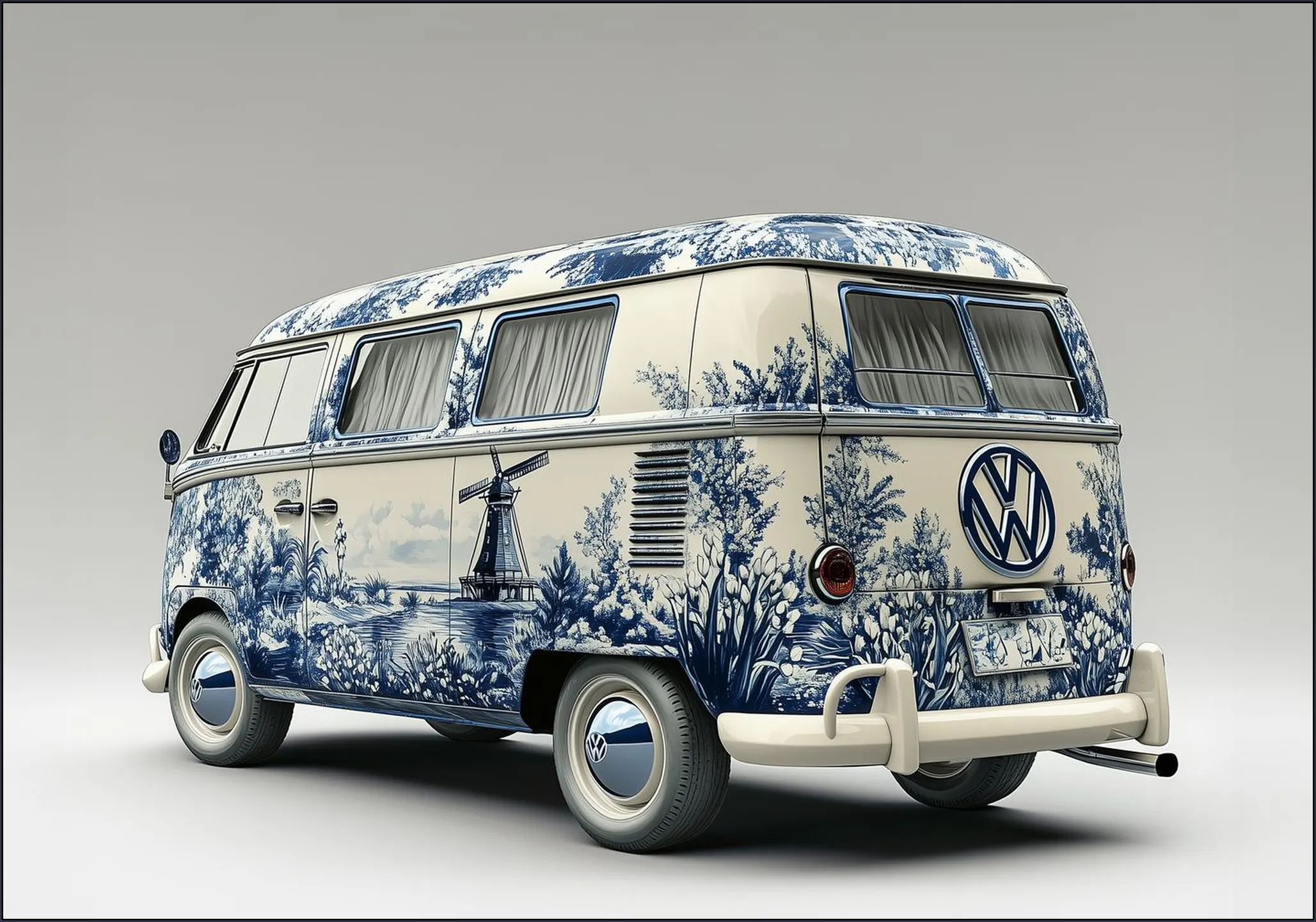 Delft Blue VW Bus 