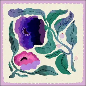Lilac Blue Flower