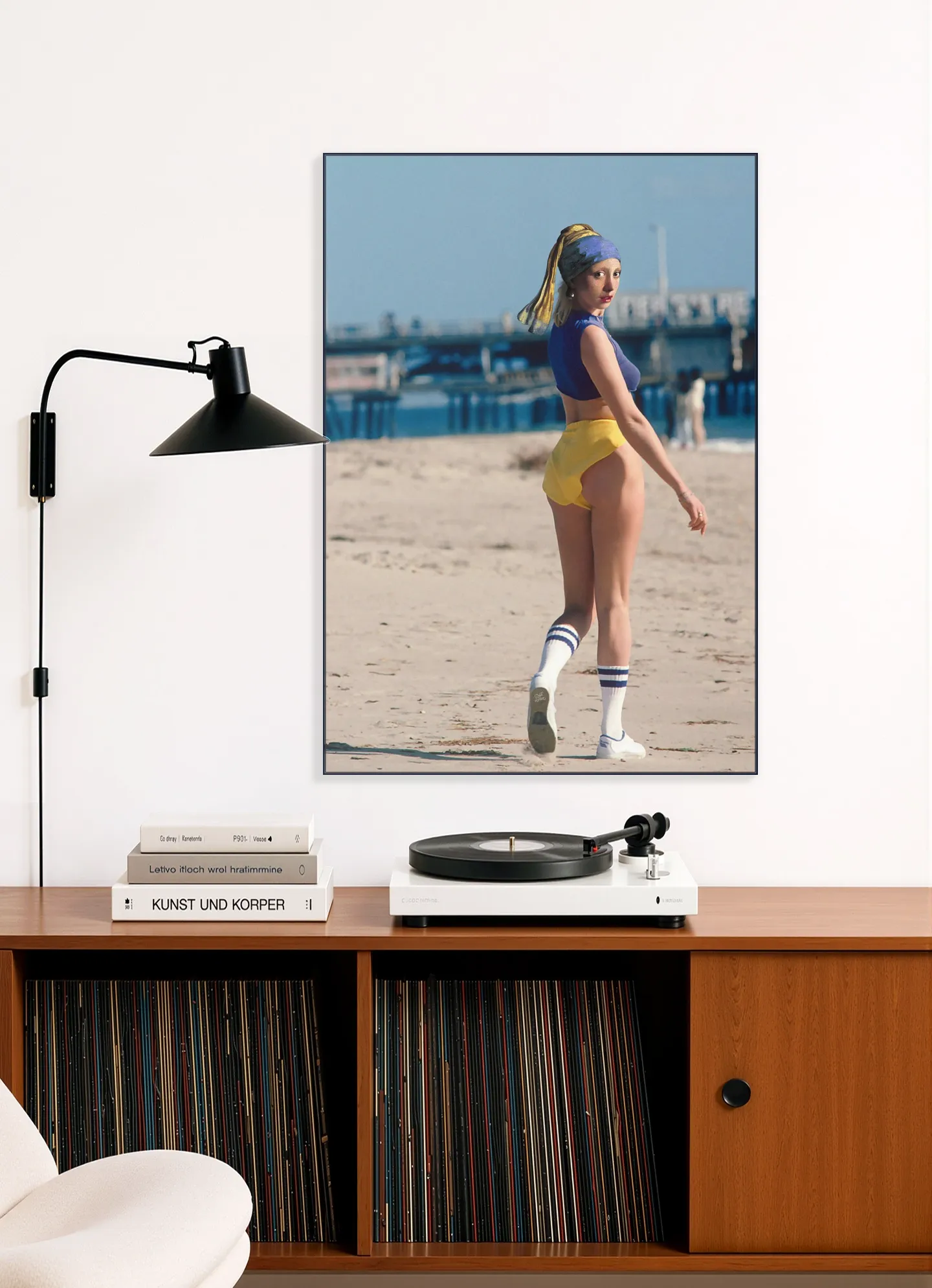 Girl with a pearl earring workout mood