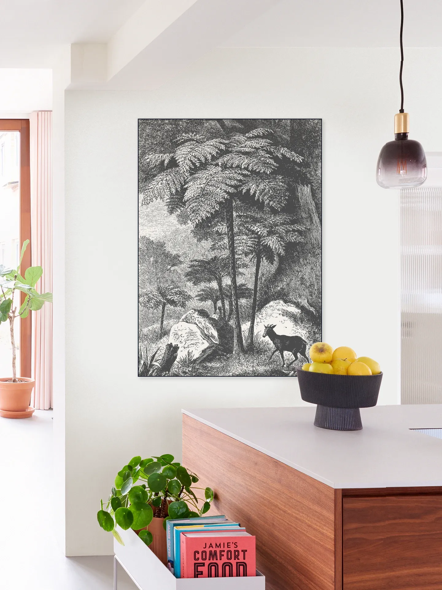Deer and Fern