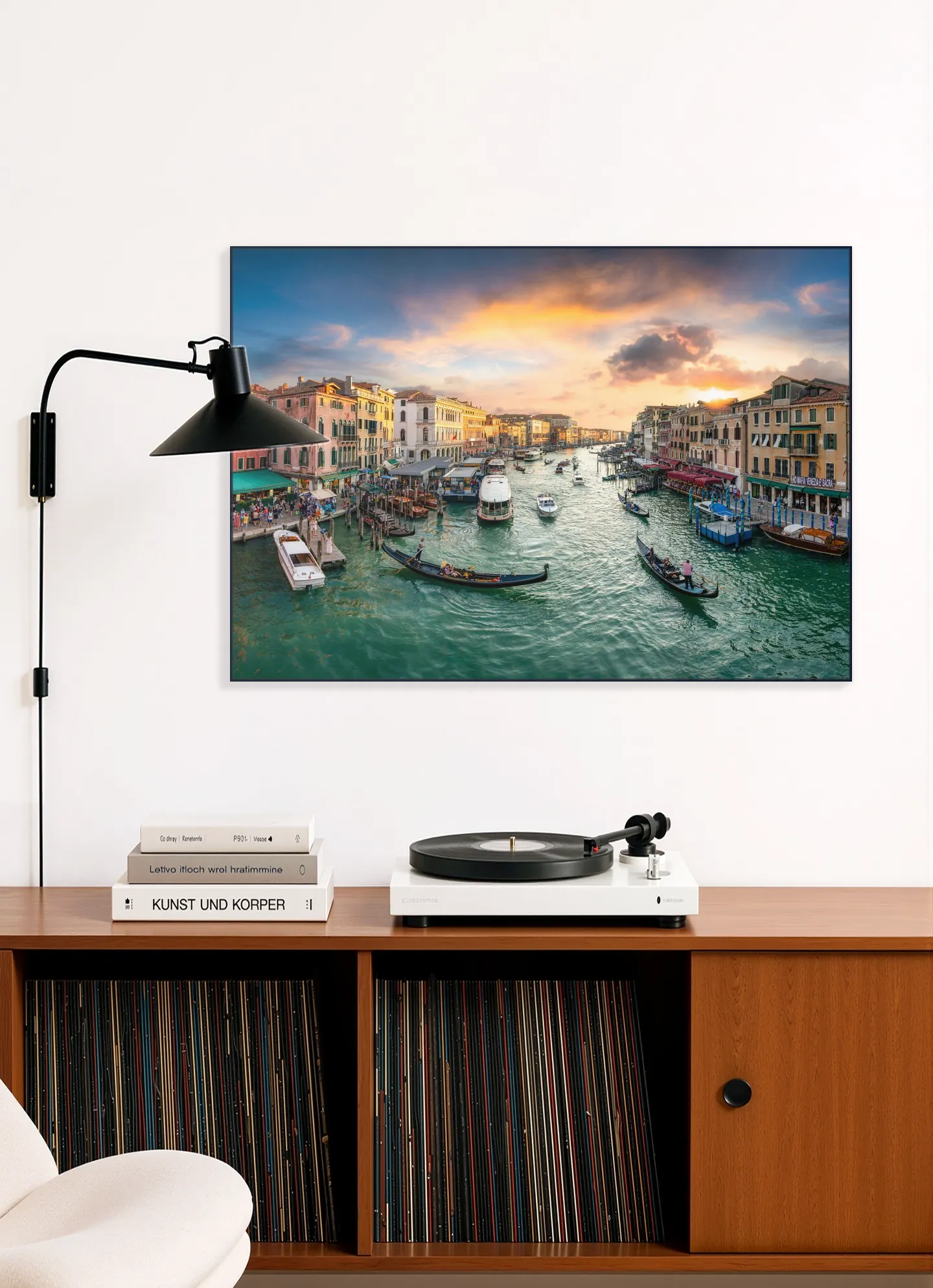 Canal Grande at sunset, Venice, Italy
