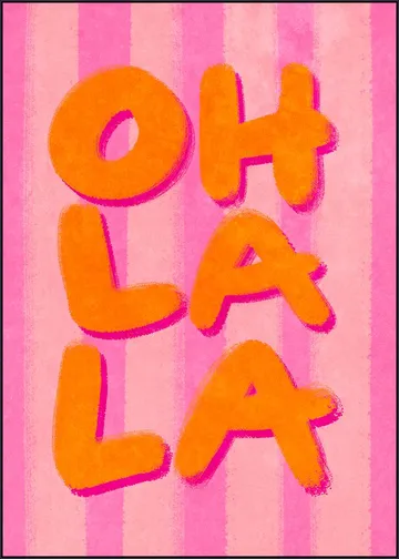 Oh La La Handlettering